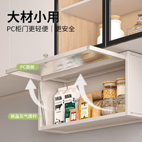 厨房调料置物架壁挂式吊柜下方调味品备菜盘收纳墙壁免打孔上翻柜