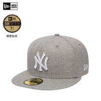 NEW ERA 纽亦华 EW ERA纽亦华 平檐棒球帽男女同款 59FIFTY MLB洋基队 11044974浅灰色NY