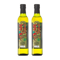 特诺娜 西班牙原装原瓶进口特级初榨橄榄油炒菜健身食用油健身 500ml双瓶