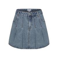 URBAN REVIVO 女士时尚复古休闲学院减龄牛仔半裙 UWL840140 蓝色 XL