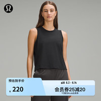 露露乐蒙lululemon丨Classic-Fit 女士棉混纺背心速干芯吸 LW1DGZS 黑色 6