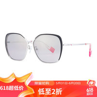 芙拉 FURLA全框女款SFU363J太阳镜潮搭开车防晒防紫外线墨镜600579亮钯金色