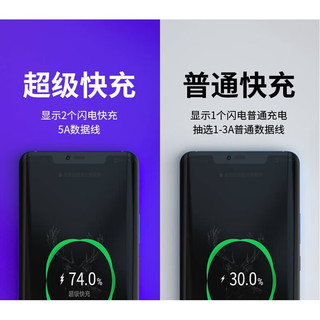 凯宠type-c数据线5A超级快充华为手机充电线适用于mate50/40/30pro/p50/nova9/荣耀X30/小米快充数据线 安卓【5A快充线】