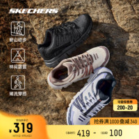 斯凯奇（Skechers）女子复古户外鞋轻量舒适耐磨徒步鞋子180149 海军蓝色/紫色/NVPR 37