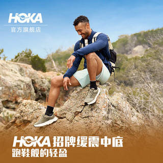 HOKA ONE ONE男女款阿纳卡帕2中低帮防水户外徒步鞋ANACAPA 2 GTX 蜜色/麦青色-男（低帮） 43