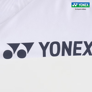 YONEX/尤尼克斯 110084BCR/210084BCR 24SS比赛系列 款速干运动T恤 110084BCR 白色（男款） M