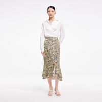 丽丽 LILY夏季气质款温柔复古高腰鱼尾裙半身裙女