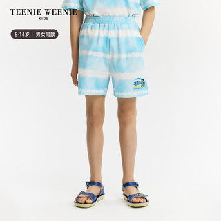 Teenie Weenie Kids【合并下架】小熊童装24夏季男女童海滩风舒适透气短裤 粉色 140cm