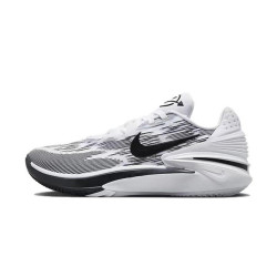 nike耐克airzoomgtcut2tb减震耐磨低帮篮球鞋男款白黑色fj8914100