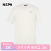 NEPA 耐葩户外2023春夏新品男女同款野营图案短袖圆领T恤7JD5366 米白 170/88A