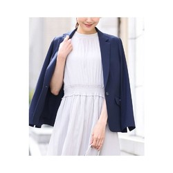 日本直邮OFUON 女士轻薄舒适夏季职业套装外套 FIDGV52110