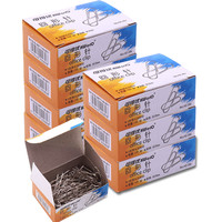 20盒回形针办公用品扣针回型针固定针回行针书签创意可爱书签回形扣回型扣区别针收纳回旋针彩色曲别针文具