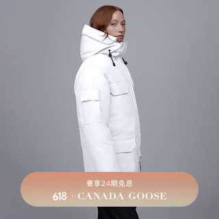 加拿大鹅（Canada Goose）Expedition 女士派克大衣户外休闲外套大鹅羽绒服 4660L 25白色选小两码） XS