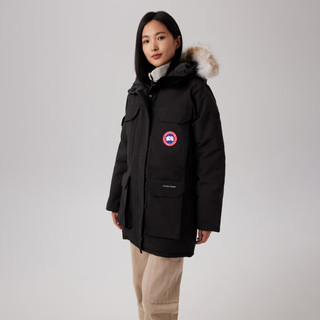 加拿大鹅（Canada Goose）Expedition 女士派克大衣户外休闲外套大鹅羽绒服 4660L 61 黑色 L