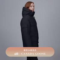 加拿大鹅（Canada Goose）Expedition 女士派克大衣户外休闲外套大鹅羽绒服 4660L 67 深蓝色 2XL