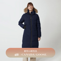 加拿大鹅（Canada Goose）Mystique 女士派克大衣大鹅羽绒服外套 3035L 63 蔚洋蓝 XS