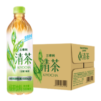 88VIP：SUNTORY 三得利 得利（Suntory）清茶 绿茶饮料 0糖0脂500ml*15瓶 整箱装
