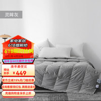  SOMERELLE/安睡宝 五星级酒店 白鹅绒羽绒夏被  灵眸灰 春夏 B类