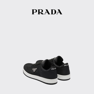 PRADA/普拉达男士三角徽标饰再生尼龙运动鞋 黑色 5