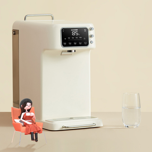 QCOOKER 圈厨 反渗透净水器矿泉机家用直饮加热台式净饮机免安装即热饮水机
