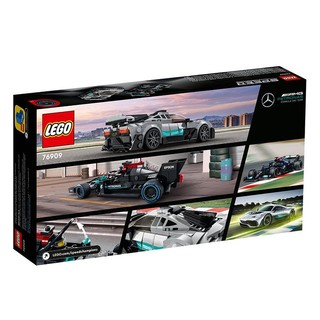 LEGO 乐高 系列76909梅赛德斯奔驰赛车组模型积木玩具跑车拼插
