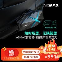 ASMAX SMAX F1摩托车机车头盔蓝牙耳机半盔全盔智能降噪Z1骑行装备max ASMAX-F1