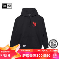 NEW ERA 纽亦华卫衣MLB宽松连帽衫 13480567-黑色 XL