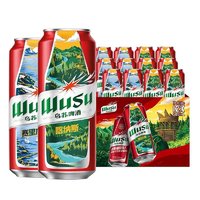88VIP：WUSU 乌苏啤酒 新疆风景啤酒 500ml×12罐