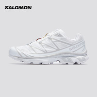 萨洛蒙（Salomon）男女款 户外运动经典潮流休闲时尚轻量透气稳定越野跑鞋 XT-6 白色 412529 4 (36 2/3)