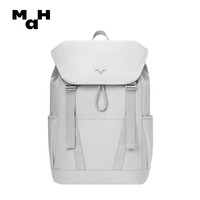 MAH款双肩包女大书包大容量旅行登山电脑背包男 灰白漆大号