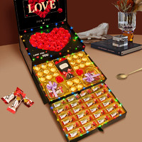 Dove 德芙 巧克力礼盒零食甜品生日礼物送老婆女友男朋友浪漫惊喜爱心