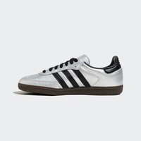 adidas ORIGINALS samba Og W 男女运动板鞋 Jl4218 金属银/黑色 42.5