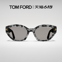 TOM FORD 汤姆·福特 OM FORD汤姆福特太阳镜 TF2024新款男女款猫眼高级感墨镜 FT1086