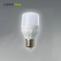 Pak 三雄极光 LED灯泡 星际9W 6500K E27 柱形泡Ø60x117 乳白PC罩 白光