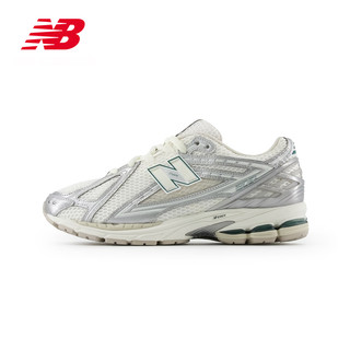 NEW BALANCE   【IU同款】NB1906R官方运动鞋24新款男鞋女鞋夏季流光白老爹鞋 白色/银色 M1906REE