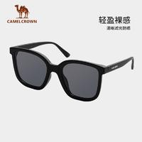 CAMEL 骆驼 2024新款复古遮阳墨镜女可更换镜片防晒骑车眼镜百搭显脸小
