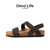 今日必买：Devo 的沃 增高防滑软木鞋 22005