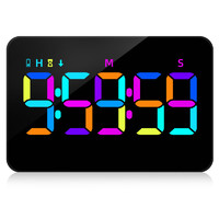 威灵顿 计时器多功能儿童学习时间定时管理厨房电子充电正倒计时器 变色