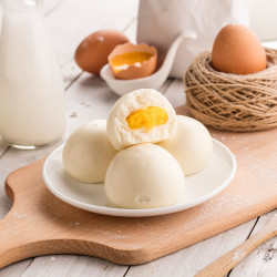 三全面点坊奶黄包360g1袋速冻包子馒头12只儿童早餐半成品面点