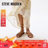 STEVE MADDEN/思美登时尚罗马凉鞋 套脚平根 仙风平底休闲百搭 TRUSTEE