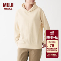 無印良品 MUJI（無印良品 ）男女通用 紧密织毛圈 套头卫衣 男式 女式 无性别 ABI06A2S 原色 S-M 165/88A