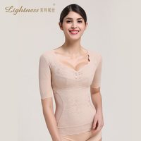 莱特妮丝（Lightness）  收腹显腰短袖塑身衣女无痕舒适束身上衣女Q4010 肤色 90
