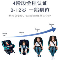 chicco 智高 seat4儿童安全座椅0-12岁高度可调节可座可躺自由旋转