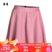 安德玛（UNDERARMOUR）女子训练运动裤裙1383582 粉红色697 XL