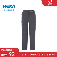 HOKA ONE ONE OKA ONE ONE 男款春季户外运动裤OUTDOOR PANT CHN 宽松立体版型 黑色 M