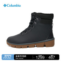 Columbia哥伦比亚户外女子轻盈缓震金点热能防水保暖雪地靴BL8467 010(黑色) 36.5(22.5cm)