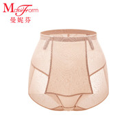 曼妮芬曼妮芬超高腰收腰收腹低脚束裤舒适纯棉全棉内裆女士内裤20510189