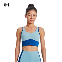 安德玛 德玛（UNDERARMOUR）夏季Meridian女子修身短身训练运动背心1379153 蓝色490 M