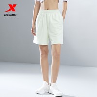 XTEP 特步 步运动短裤女正品夏季宽松针织短裤透气跑步五分裤977228600564