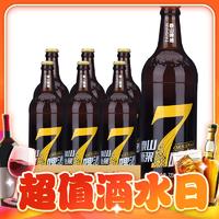 TAISHAN 泰山啤酒 8度 7天原浆啤酒 720mL*6瓶